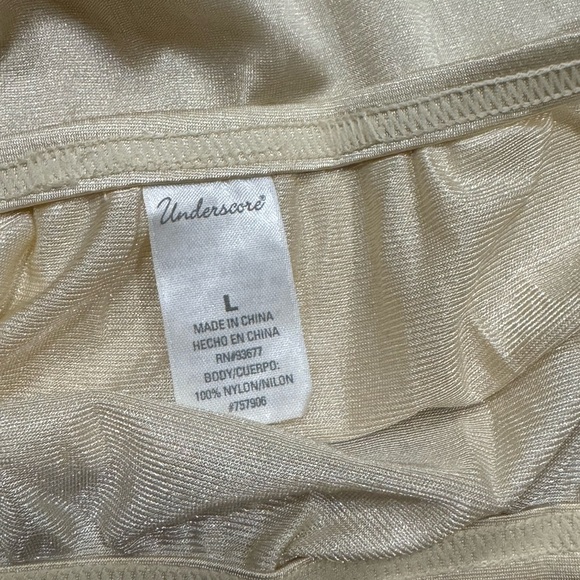 New Underscore Beige Slip Large L G15 - Picture 3 of 3